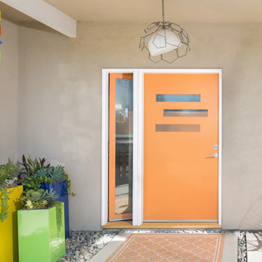 Exterior Modern Mid Century Wood Doors