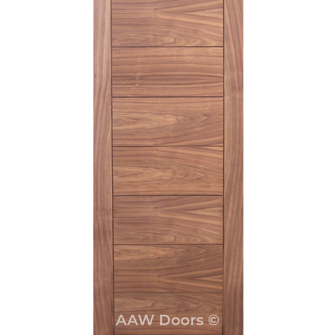 Belize - Interior Modern Walnut Solid Wood Door