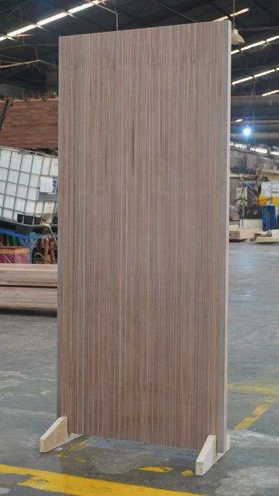 DaVinci - Exterior Modern White Oak Wood Entry Solid Front Door
