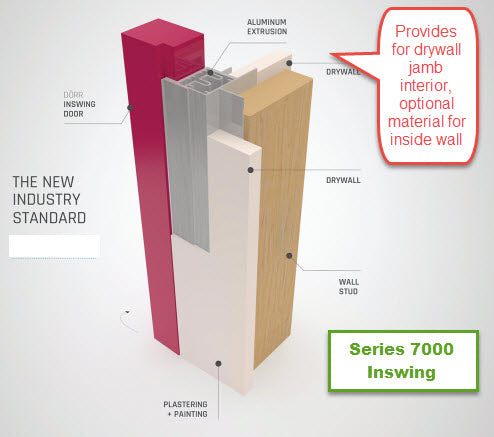 Invisio - Modern Solid Hidden Door Including Heavy Duty 3D Concealed Hinges and Hidden Aluminum Frame