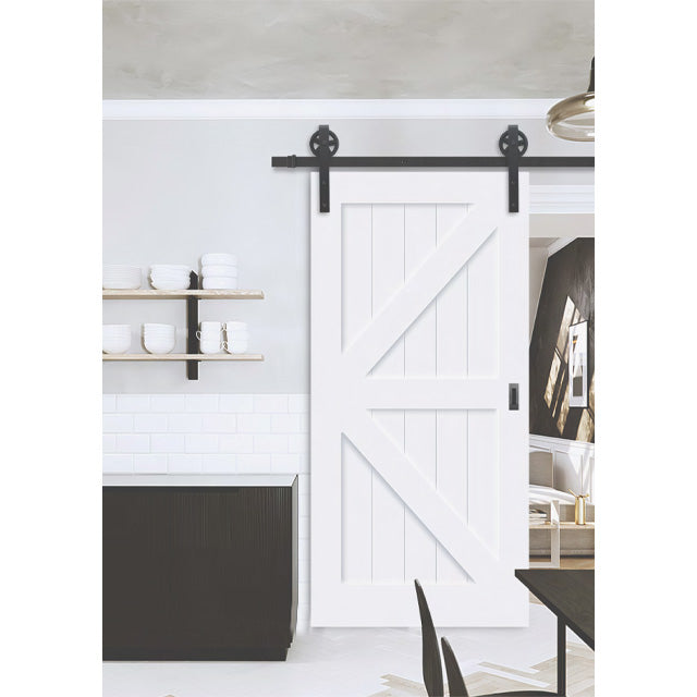 Classic Series - British Brace Painted Finish Barn Door