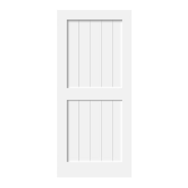 Classic Series - Mid Bar Painted Finish Barn Door