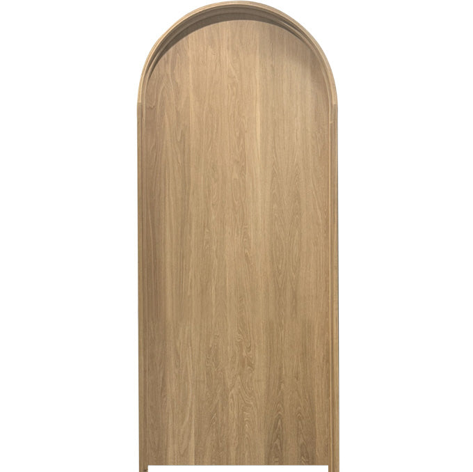 Espania - Interior Modern White Oak Wood Solid Full Arch Door