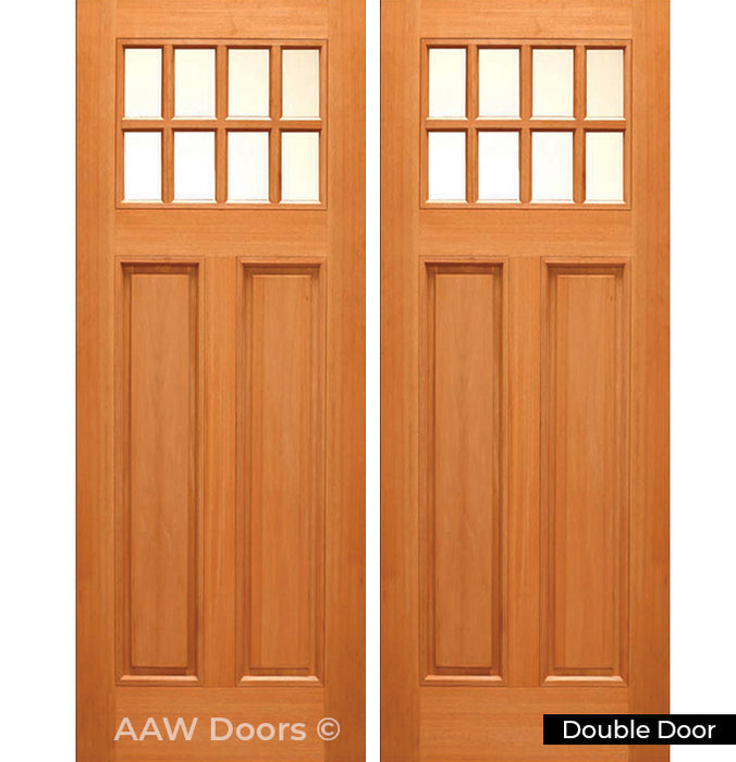 HTC 50 - Craftsman Mahogany Wood Entry Solid Door