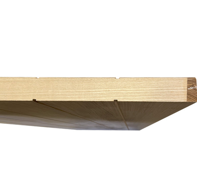 Largo - Modern White Oak Wood Interior Solid Door with Vertical Planks