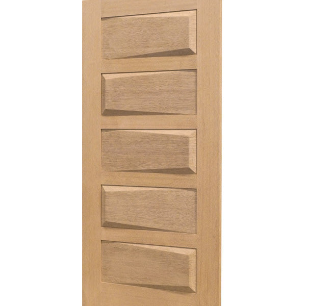 Matrix 3D Door - Exterior Modern Entry Mahogany Front Door