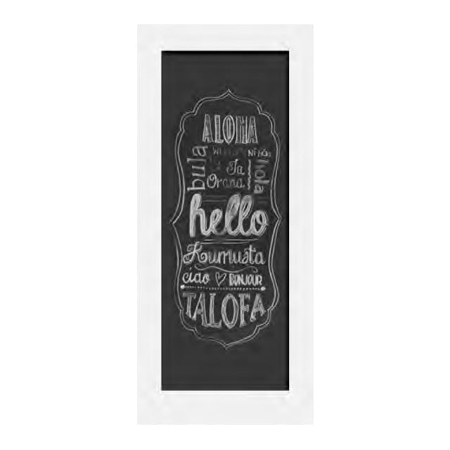 Shaker Series - Chalkboard Design Painted Finish Barn Door