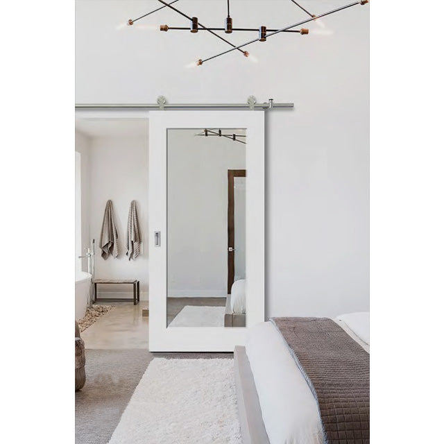 Shaker Series - Mirror Design Painted Finish Barn Door
