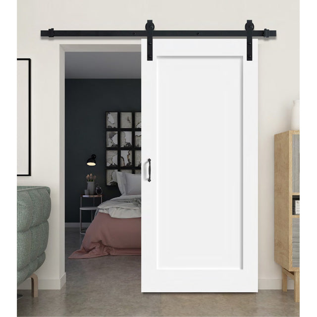 Shaker Series - One Panel Painted Finish Barn Door