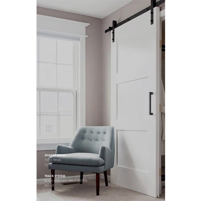 Shaker Series - Three Panel Painted Finish Barn Door