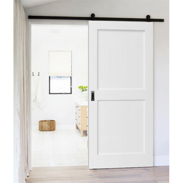 Shaker Series - Two Panel Painted Finish Barn Door