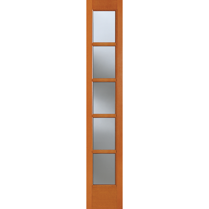 10-Lite Doug Fir Wood & Single Pane Clear Glass French Patio Door