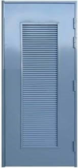 Commercial 18-Gauge Flush Hollow Full Louver Vent Steel Metal Fire Rated Door