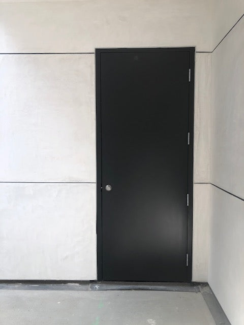 Commercial 16-Gauge Flush Hollow Metal 3-Hours Fire Rated Door