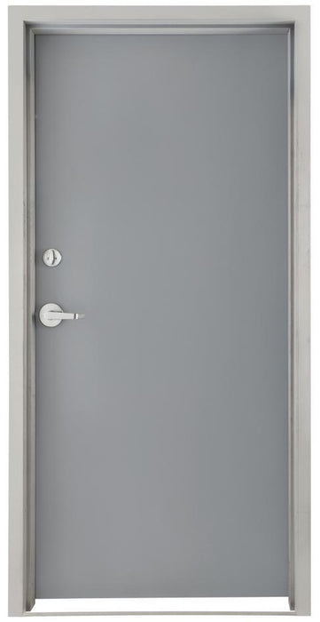 Commercial 16-Gauge Flush Hollow Metal 3-Hours Fire Rated Door