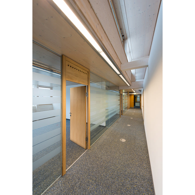Flush Unfinished Rift Cut White Oak Commercial Fire Rated Door