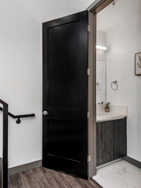 Interior Flat 2-Panel Shaker Primed Door
