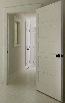 Interior Flat 5-Panel Shaker Primed Door
