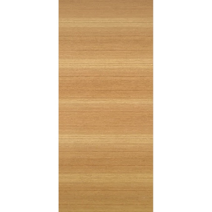 Interior 20-Min Fire Rated Stain Grade Modern Flush Rift White Oak Horizontal Grain Door