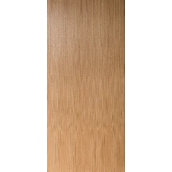 Vertical - Interior Flush Rift White Oak Solid Core Stain Grade Modern Door (Vertical Wood Grain)