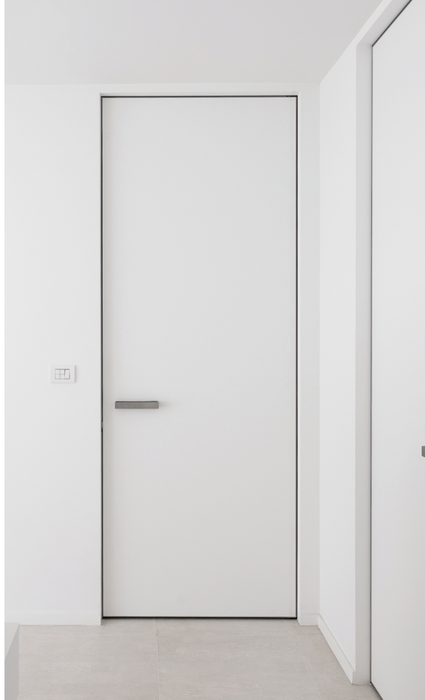 Interior Solid Core Flush Primed White Door