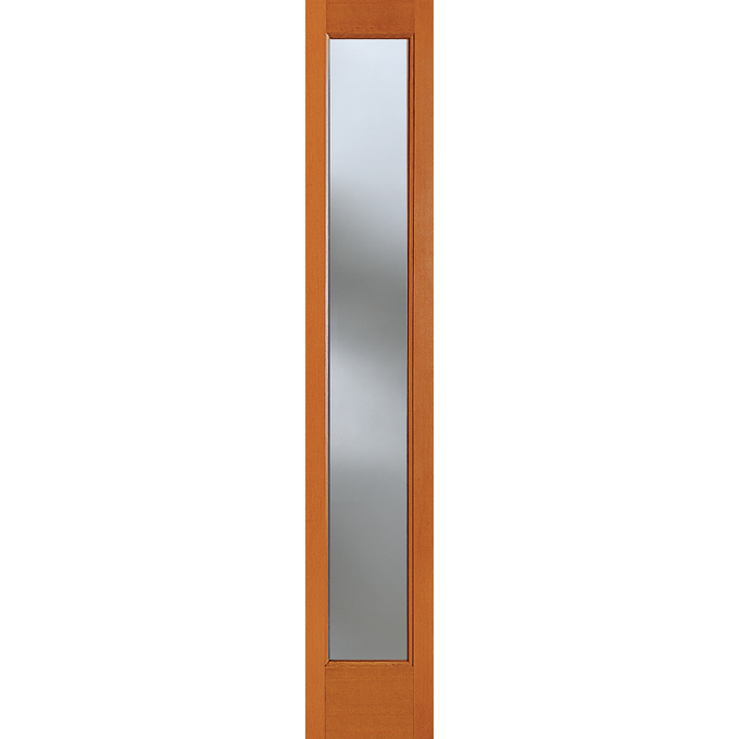 One Lite Doug Fir Wood & Single Pane Clear Glass French Patio Door