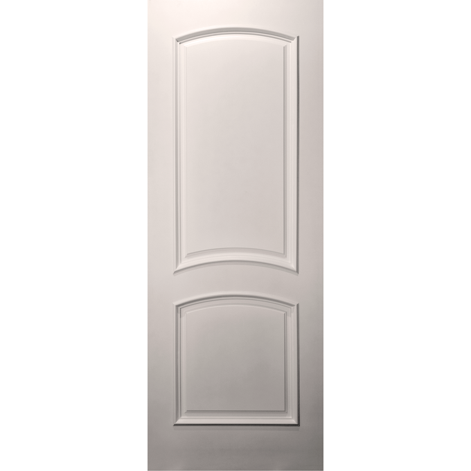 Paint Grade 20-Min Fire Rated 2-Arch Panel Primed Hotel Door