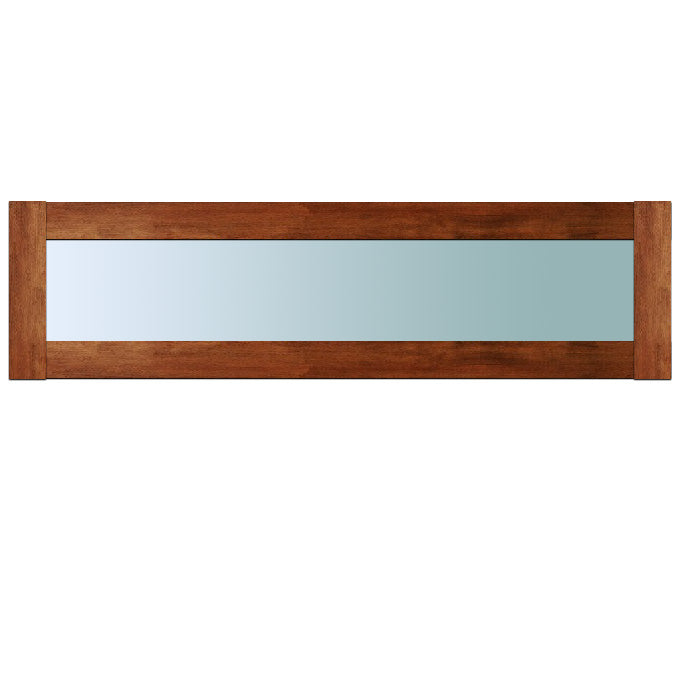 California  - Exterior Modern Mahogany Wood & White Laminated Glass Entry Solid Front Door