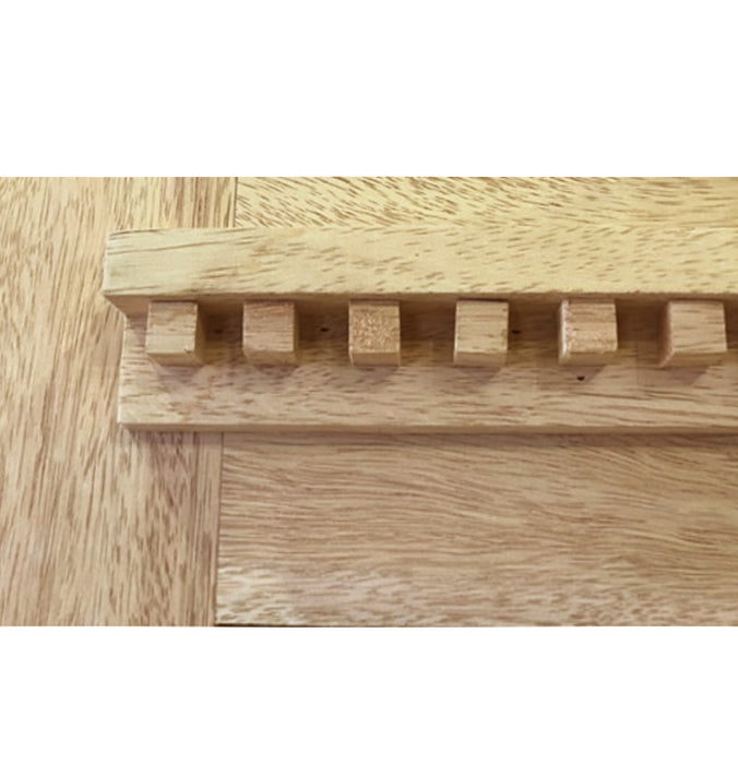 MODEL AC 701 B - Modern Mahogany Wood Entry Solid Door
