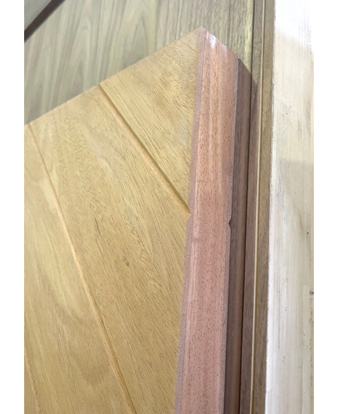Zen - Modern Mahogany Wood Entry Solid Door