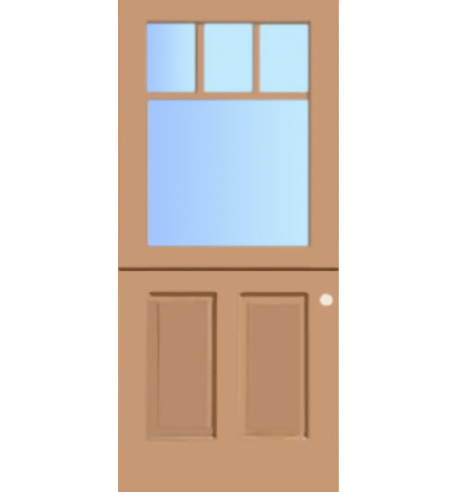 144 4843 Dutch Doug Fir Wood Entry Solid Door