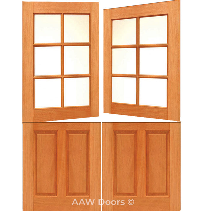 146 Dutch Mahogany Wood Entry Solid Door