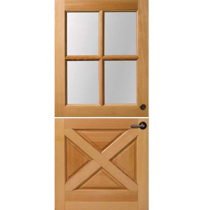 Exterior Dutch Door Lux Doors   2035 4lt Dutch Door 676x701 