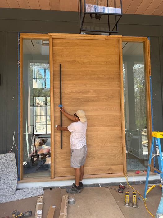 Allesandro - Exterior Modern Solid Wood Pivot Door