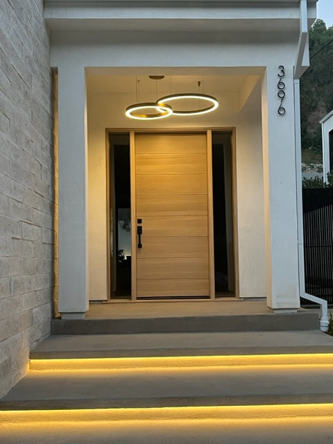 Allesandro - Exterior Modern Solid Wood Pivot Door