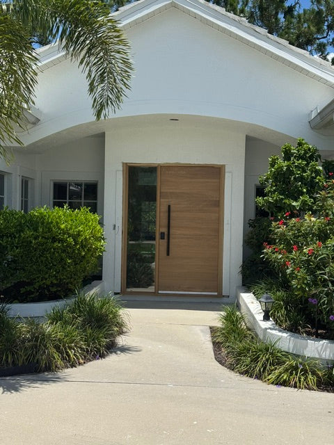Allesandro - Exterior Modern Solid Wood Pivot Door