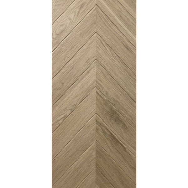 Chevron - Exterior Modern Entry Solid Wood Front Door