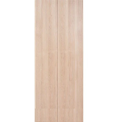 DaVinci - Exterior Modern White Oak Wood Entry Solid Front Door