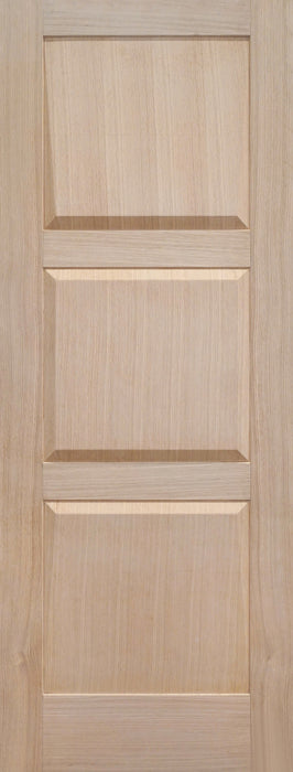 Matrix 3 Equal Panel Door - Exterior Modern Entry Mahogany Front Door