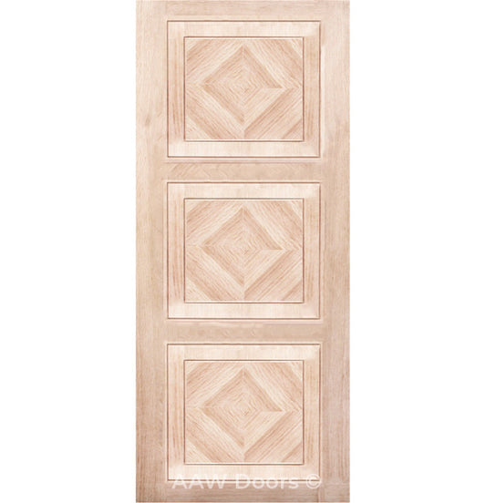 Cordoba Art Deco - Interior Modern White Oak Solid Wood Door