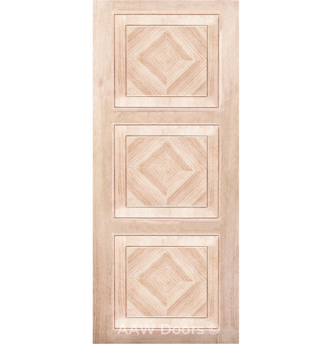 Cordoba Art Deco - Interior Modern White Oak Solid Wood Door