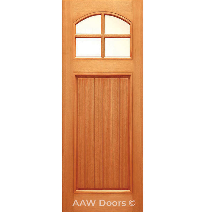 HTC 40 - Craftsman Mahogany Wood Entry Solid Door
