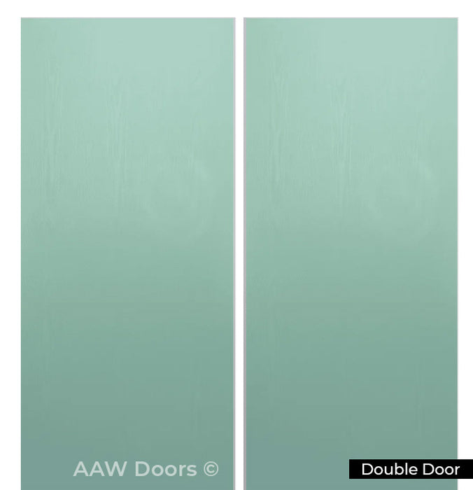 PU-15 Fiberglass in Green Entry Door