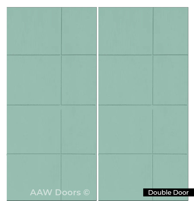 PU-20 Fiberglass in Green Entry Door