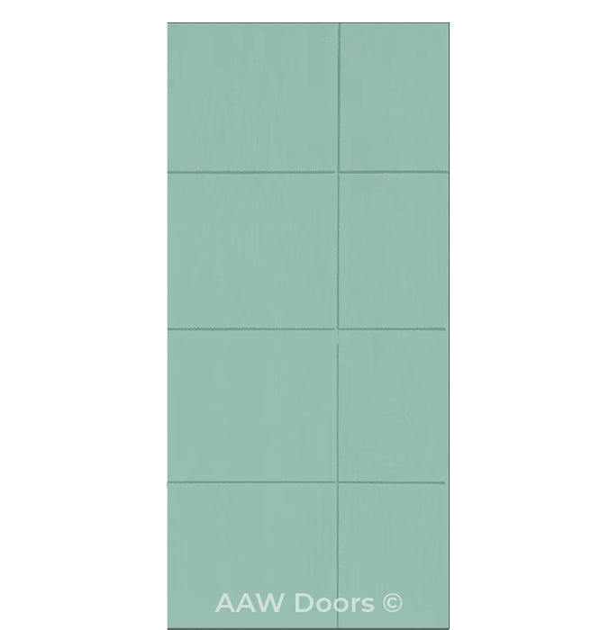 PU-20 Fiberglass in Green Entry Door