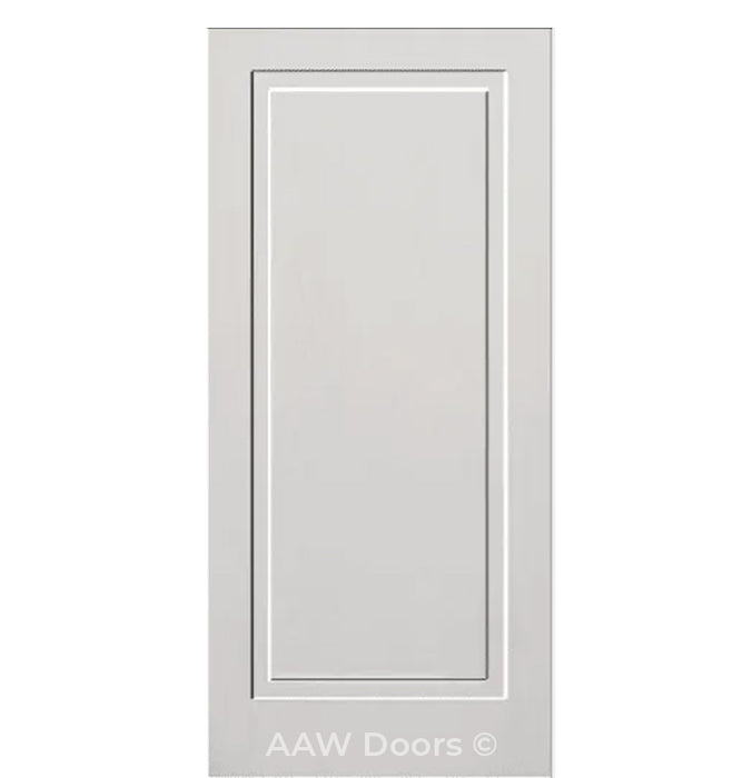 PU-21 Fiberglass in White Entry Door