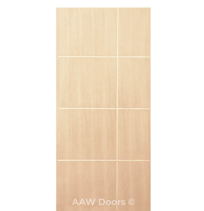 PU-22 Fiberglass With White Oak Entry Door