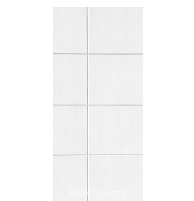 PU-22 Fiberglass With White Oak Entry Door