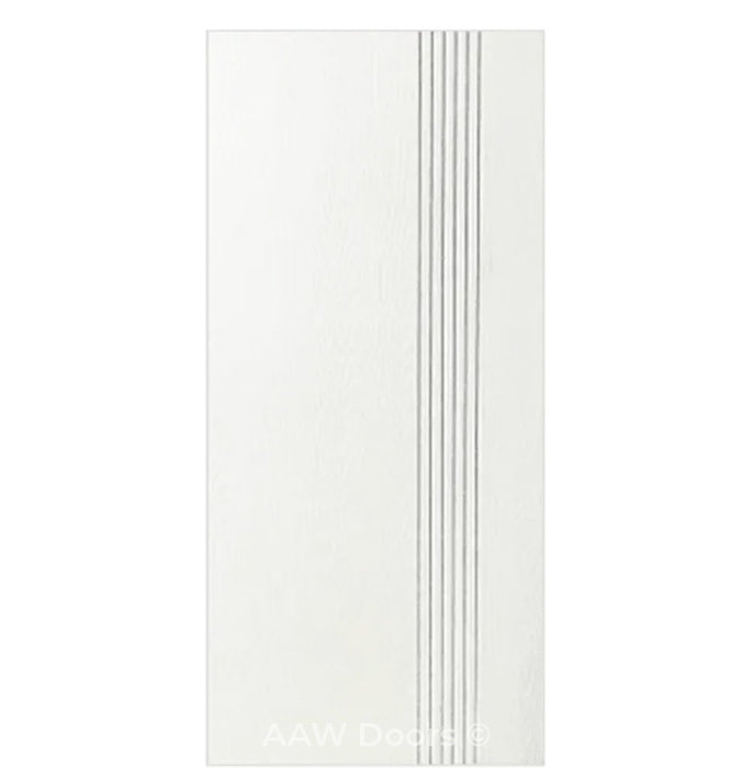 PU-24 Fiberglass in White Entry Door