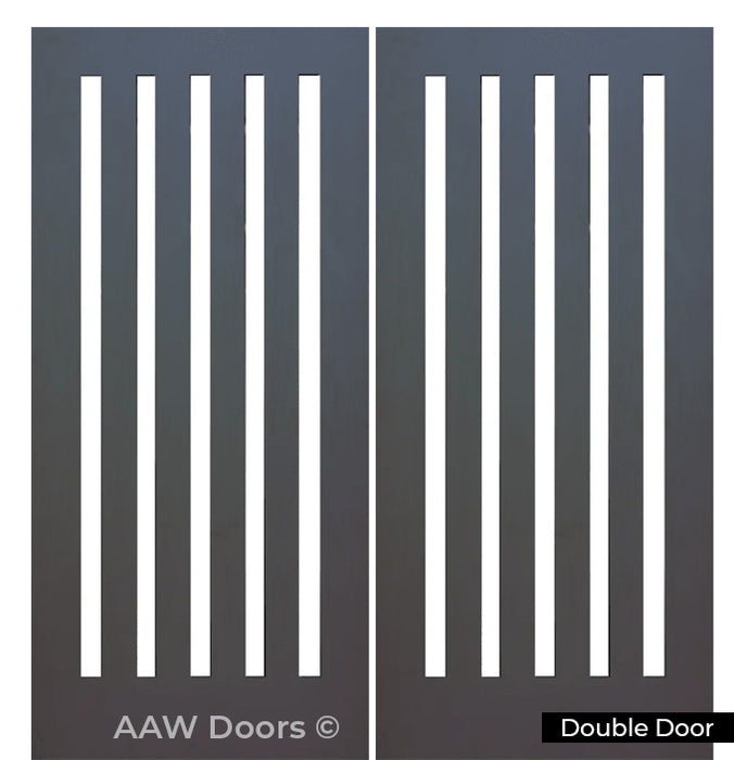 PU-26 Fiberglass in Black Entry Door